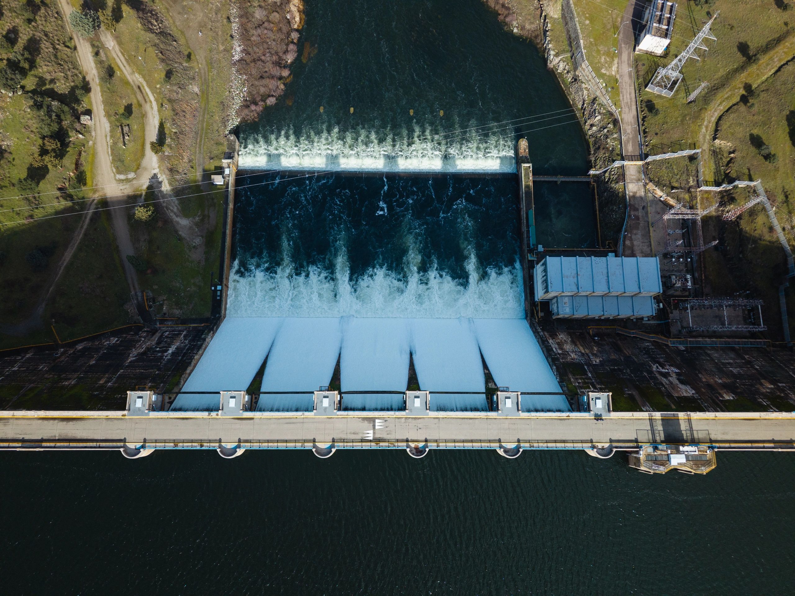 Energy infrastructure representing renewable project planning